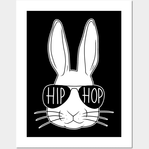 Easter Bunny Hip Hop Wall Art by valentinahramov